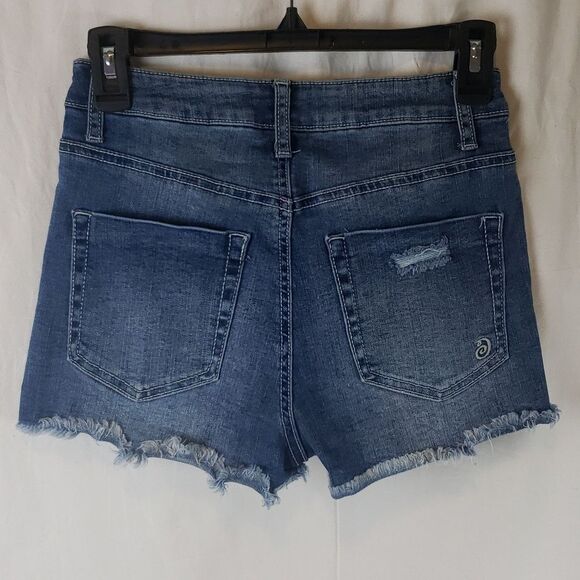 Indigo Rein Women's 26 Cutoff Jeans Shorts - Picture 7 of 10